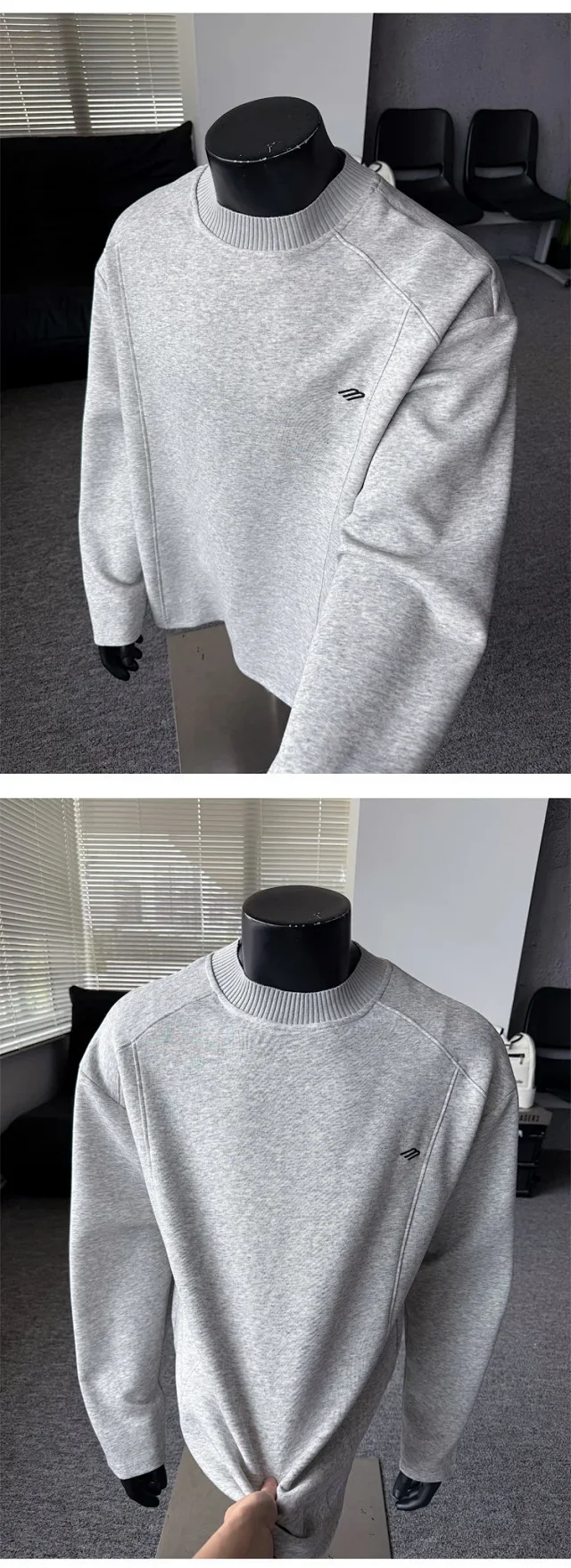 Men's Cleanfit Vintage Long Sleeve Tee Detail