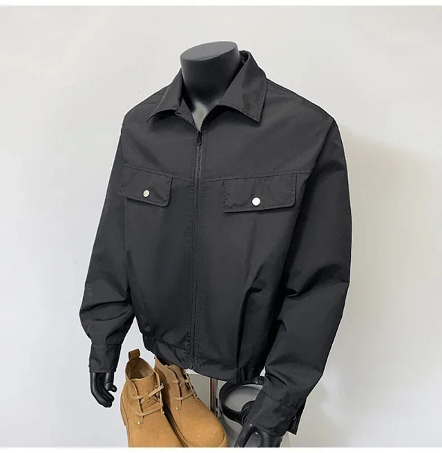 Starry Sky Men's Edgy Flight Jacket Detail
