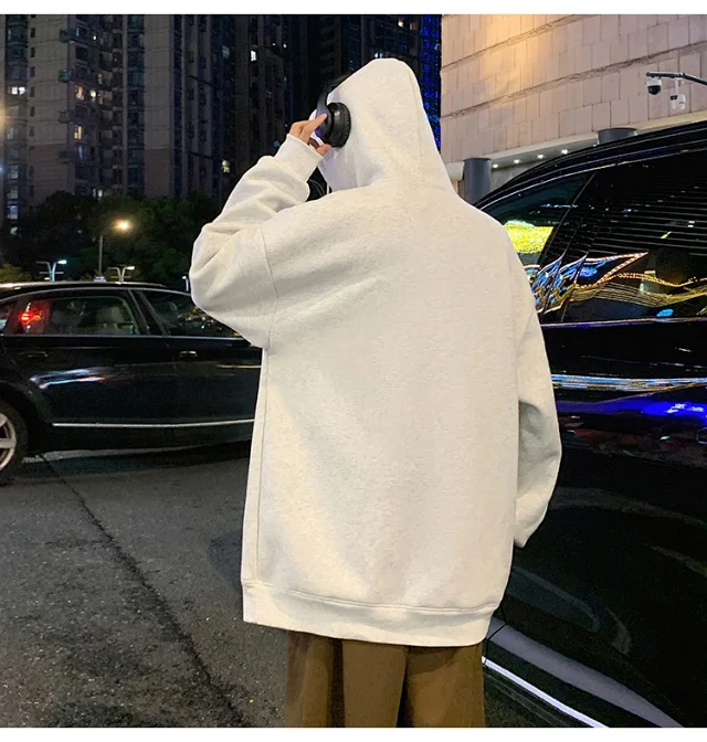 Men's Cotton Hoodie Cartoon Youth Loose Detail