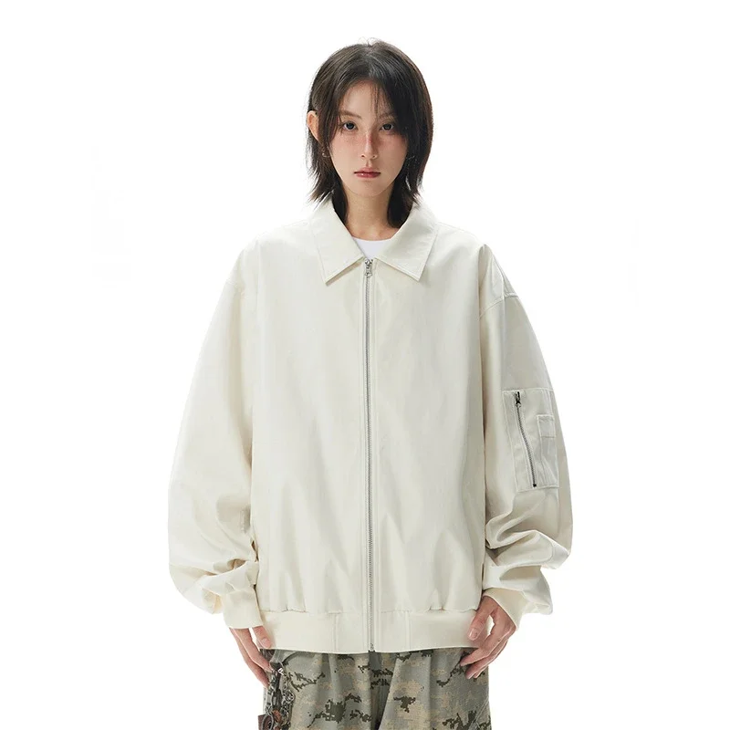 Unisex Cropped Bomber Jacket New