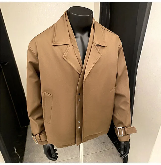 Men's Autumn Premium Mock Blazer Detail