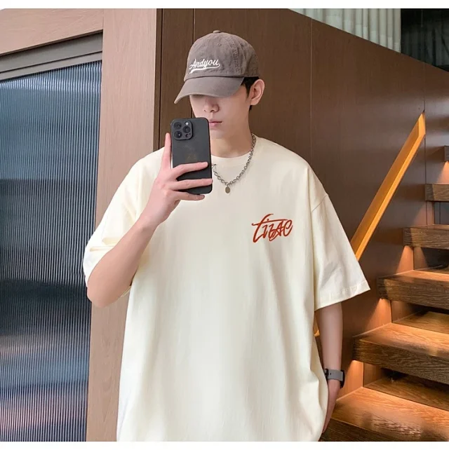 Men's Cotton Oversized Tee Summer 2025 Detail