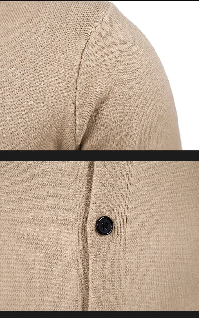 23 Fall Men's Knit Cardigan Detail