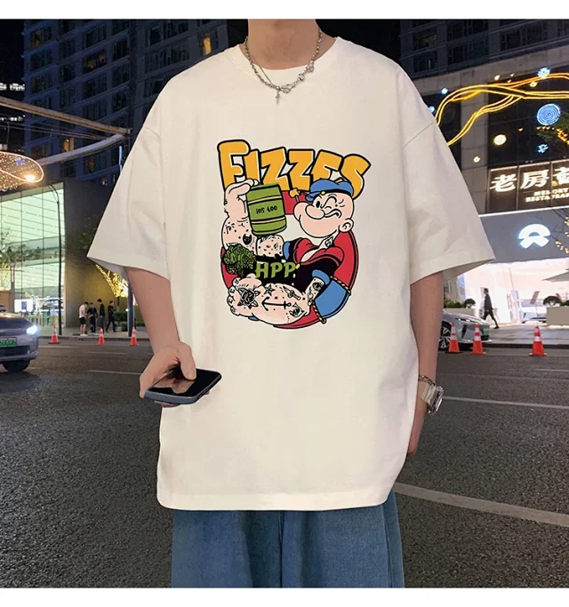 2025 Summer Men's Heavyweight Cotton T-Shirt Detail