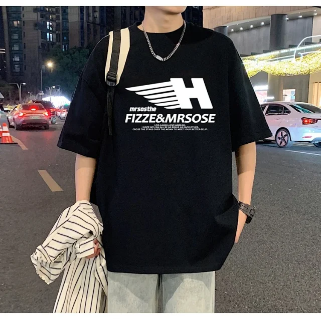 Men's Heavyweight Cotton Relaxed Short-Sleeve Tee Detail
