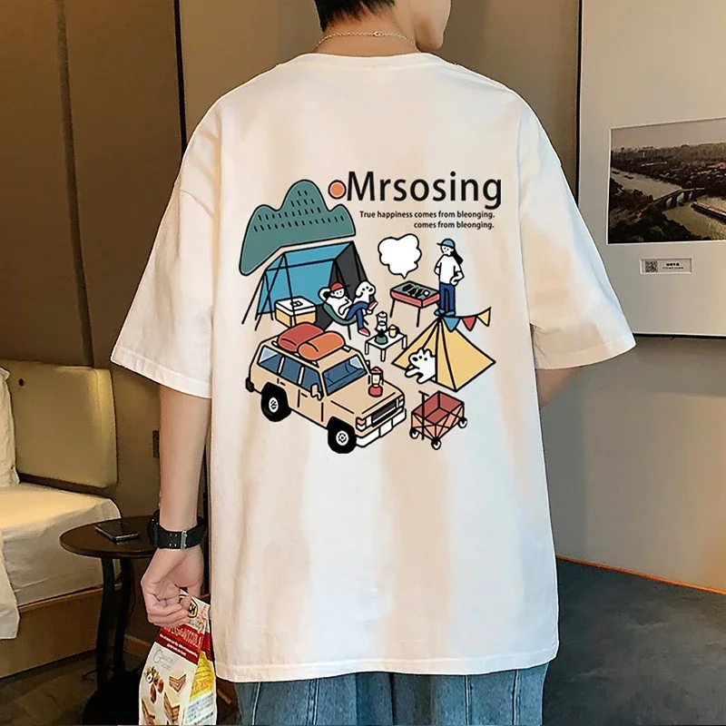 Cotton Short-sleeve T-shirt for Boys Summer 2025