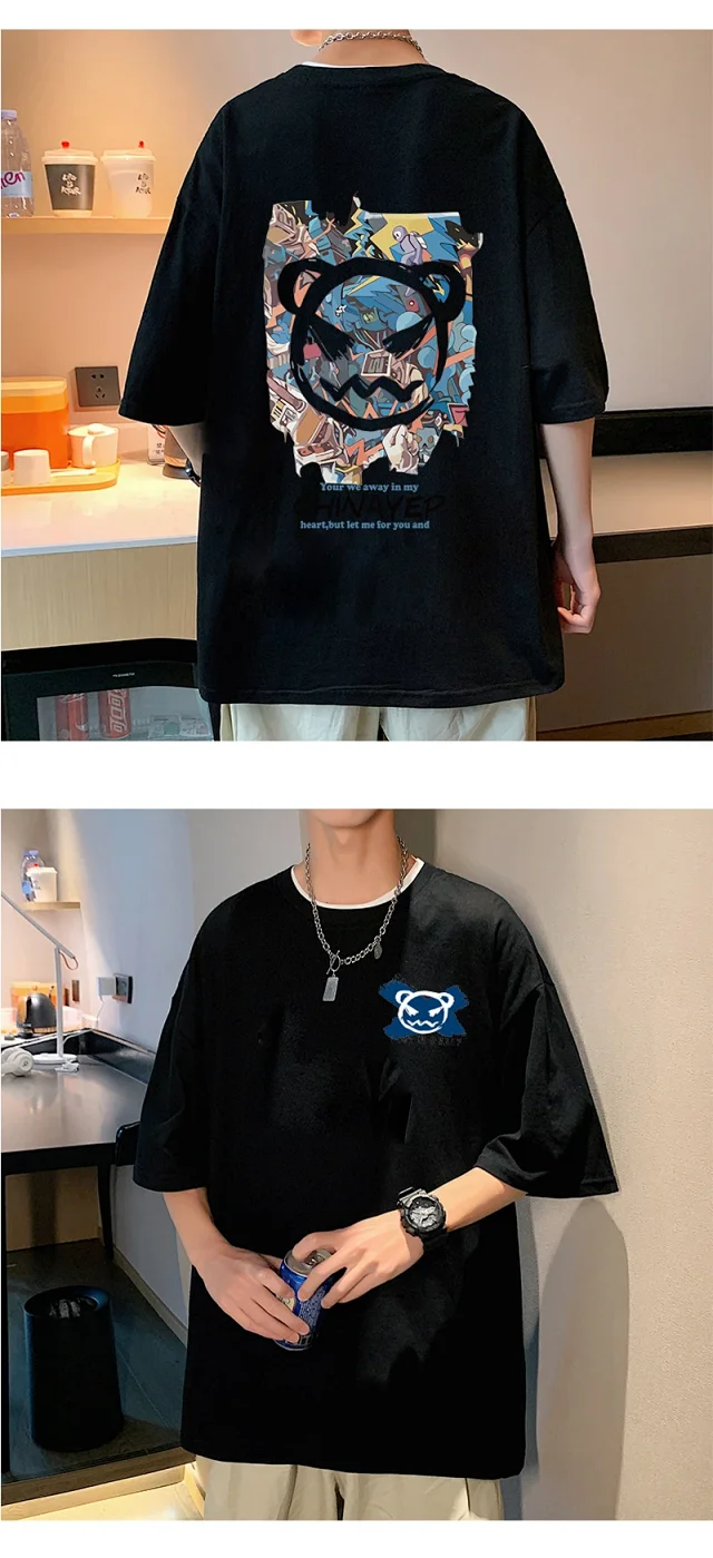 Devil Smile T-shirt Summer Detail