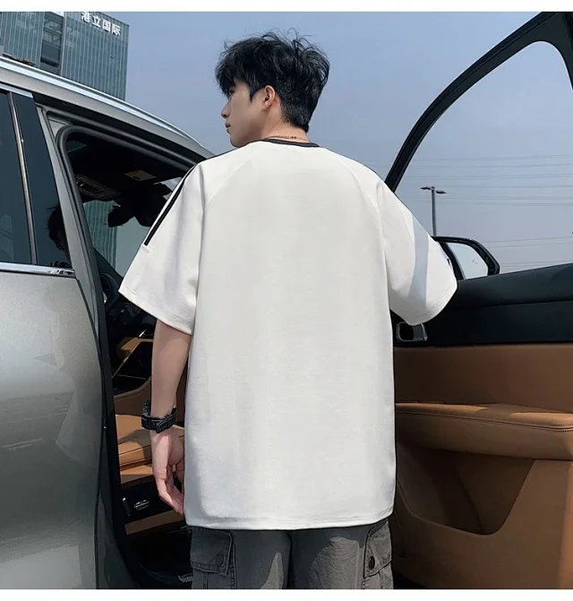 Men's Oversized Breathable Tee HK 2025 Detail