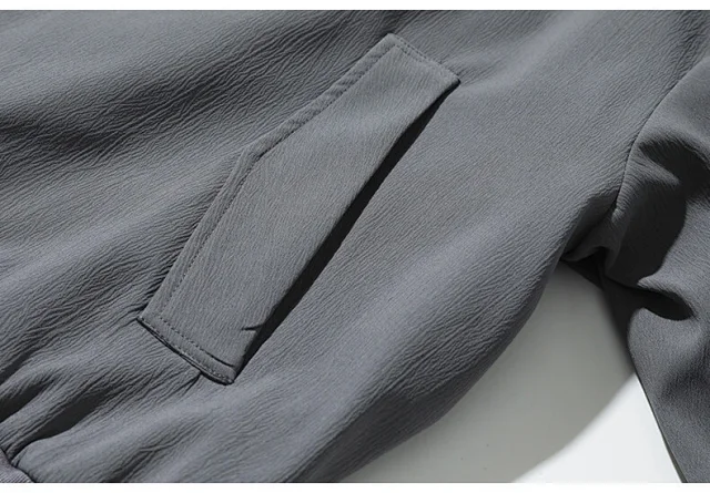 Youth Vintage Casual Bomber Jacket Detail