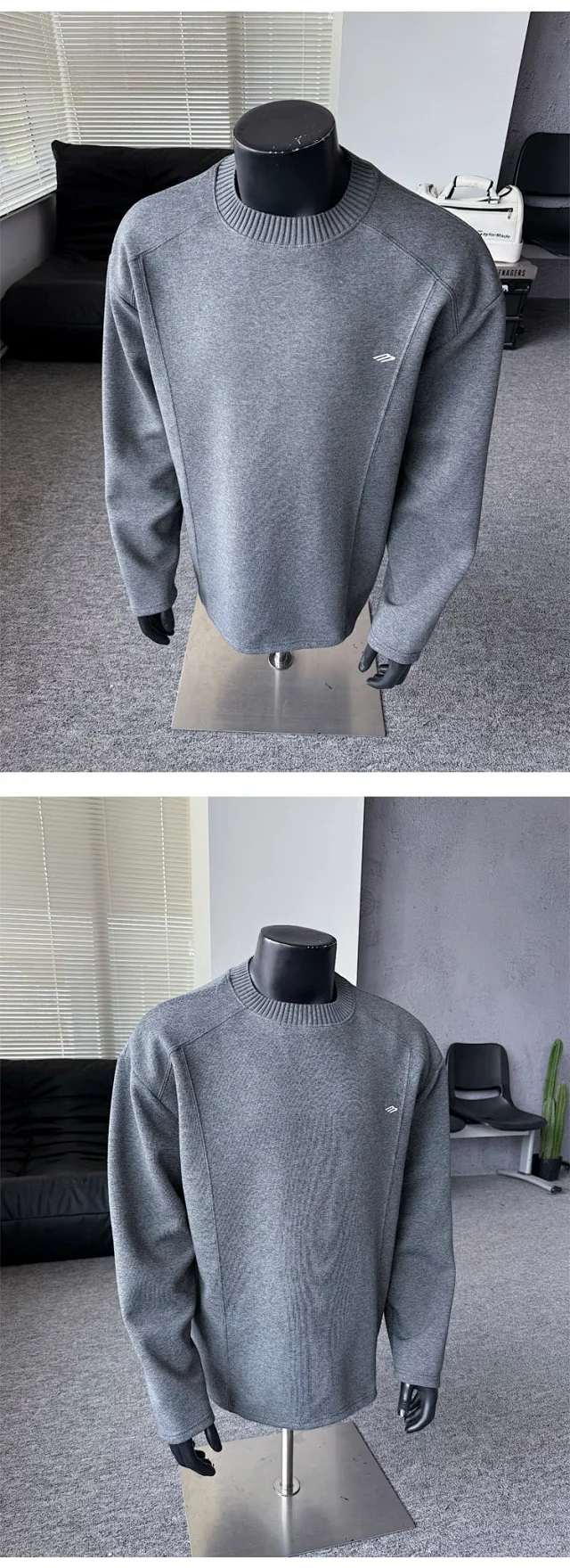 Men's Cleanfit Vintage Long Sleeve Tee Detail