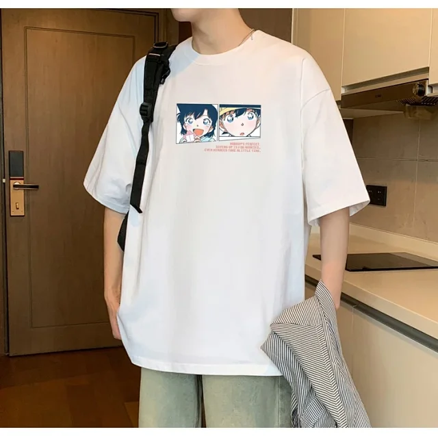 Men's Oversized Graphic Tee Summer 2025 Detail