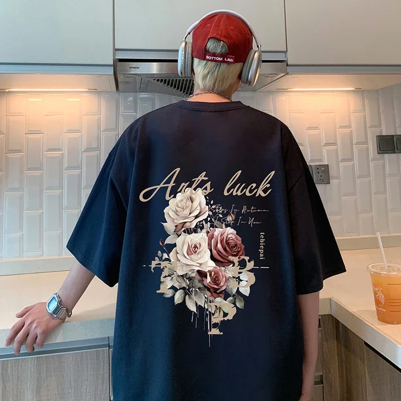 Men's New Summer Oversized Cotton T-Shirt