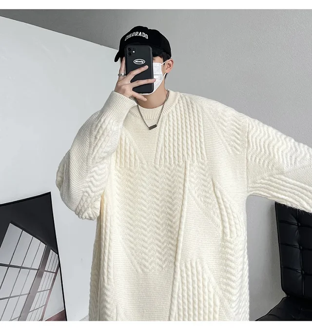 Vintage American Boyfriend Sweater Unisex Detail