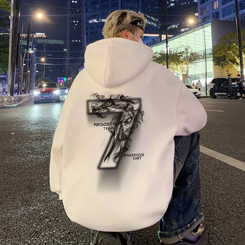 Men's Cotton Oversized Hoodie HK Style