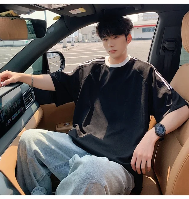 Men's Oversized Breathable Tee HK 2025 Detail