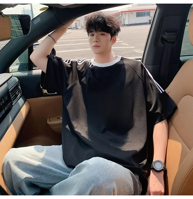 Men's Oversized Breathable Tee HK 2025 Detail