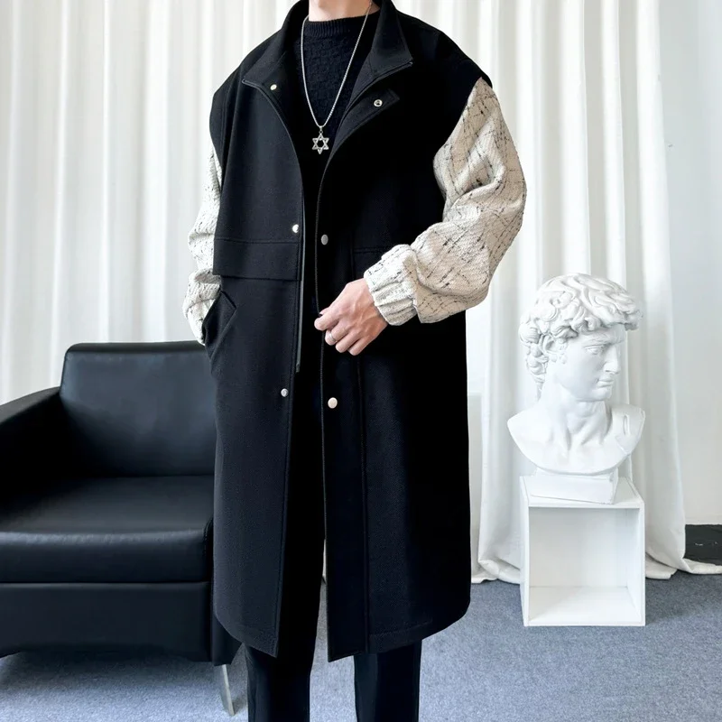 New Men's Japanese Work Trench Coat
