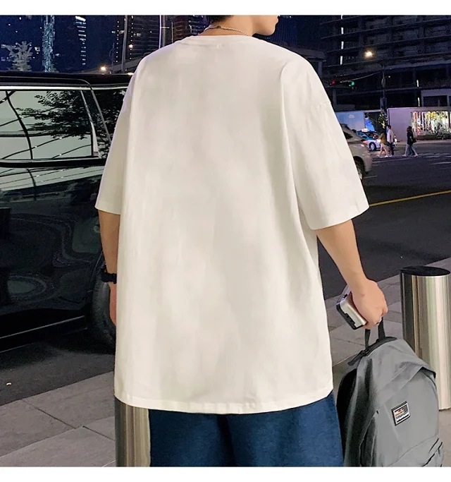 Men's Summer Casual Cotton Short-Sleeve Tee Detail