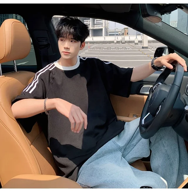 Men's Oversized Breathable Tee HK 2025 Detail