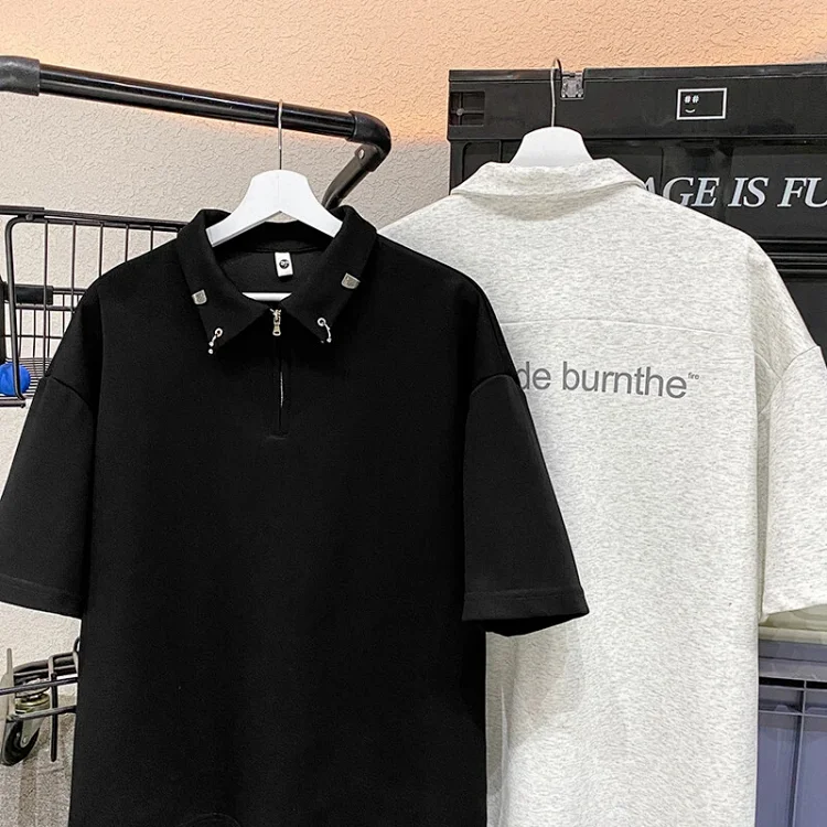 Men's Heavyweight Half-Zip Cleanfit Polo