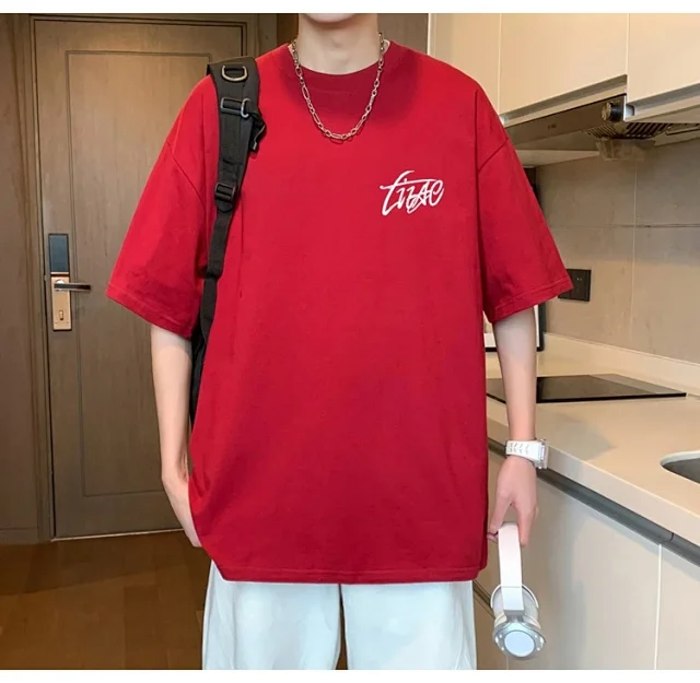 Men's Cotton Oversized Tee Summer 2025 Detail
