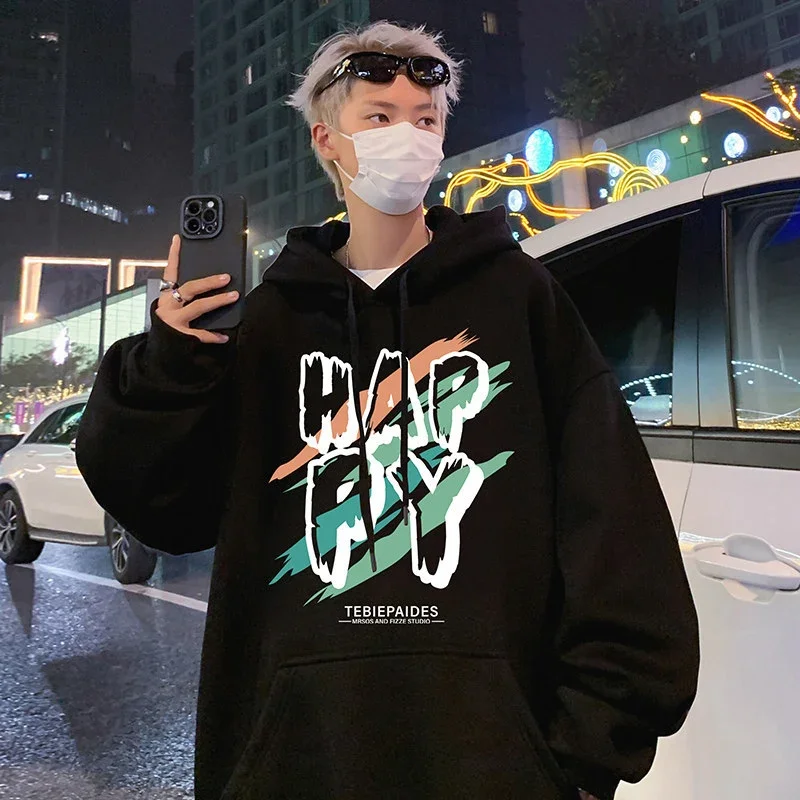 Men's Oversize Cotton Hoodie 2025 Graphic