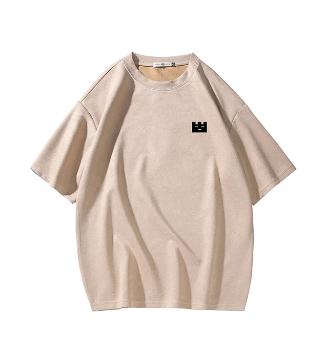Men's Heavyweight Cotton Sturdy Short-Sleeve Tee Detail