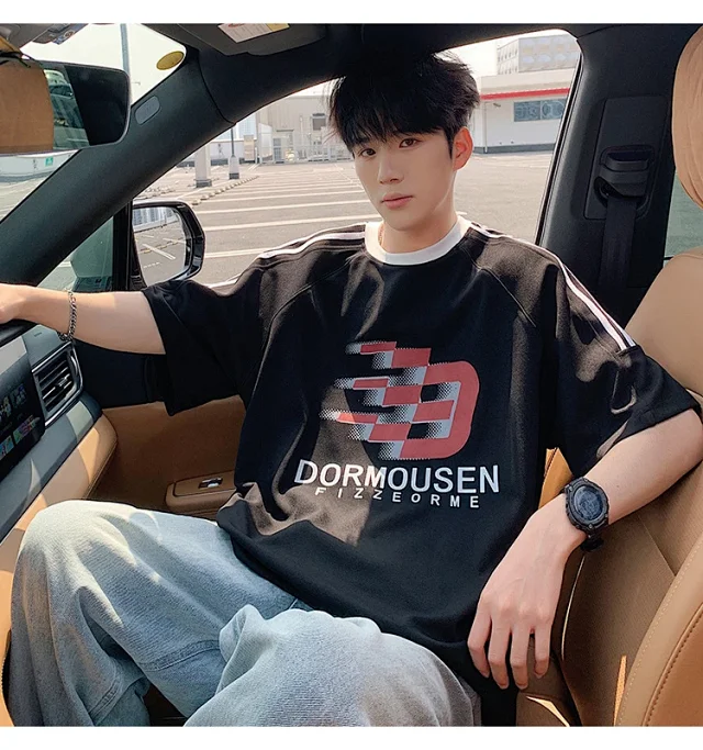 Men's Summer 2025 Street Casual T-Shirt Detail