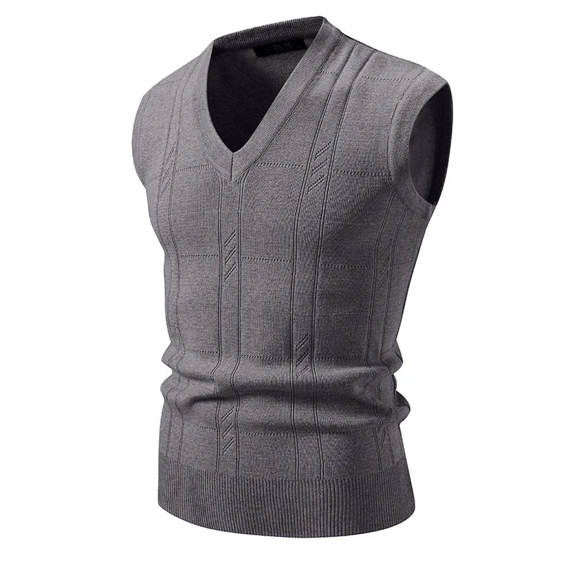 Amazon Men's Stripe Jacquard Knit Vest