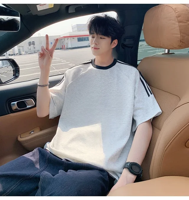Men's Oversized Breathable Tee HK 2025 Detail