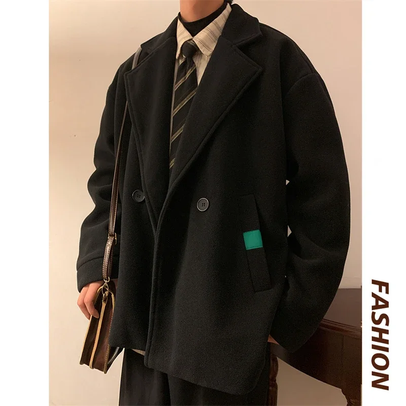 Men's Japanese Retro Oversized Winter Blazer