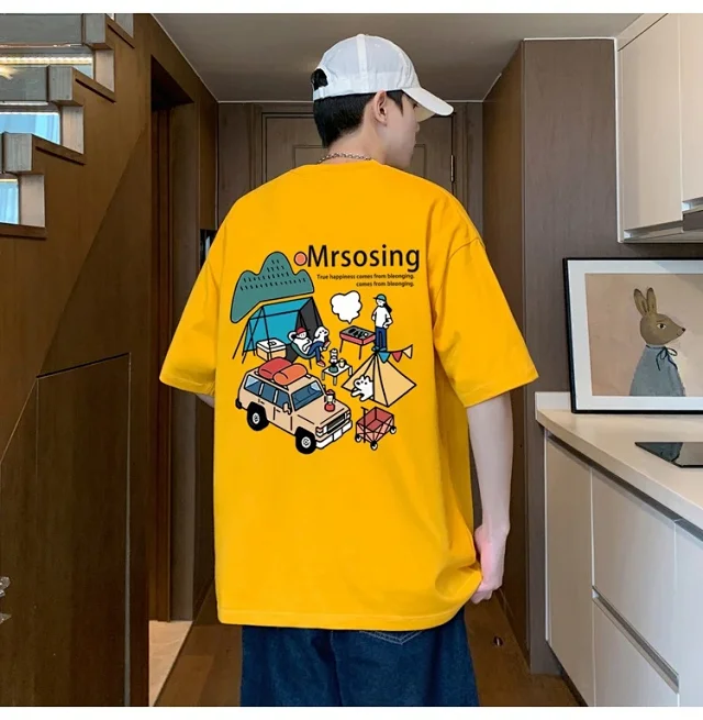 Cotton Short-sleeve T-shirt for Boys Summer 2025 Detail
