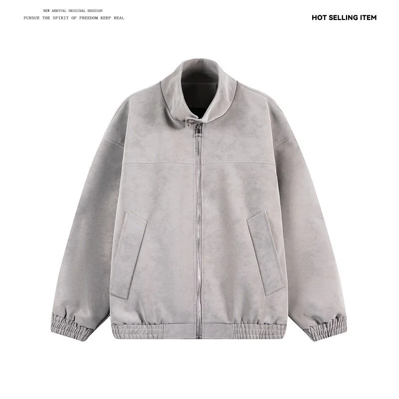 2025 Spring Men's PU Leather Jacket