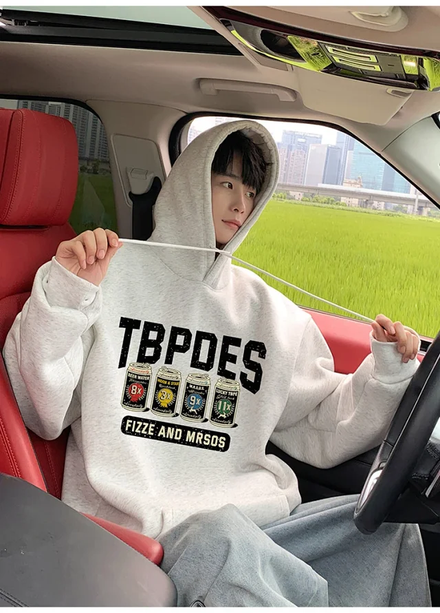 Men's Seasonal Graphic Hoodie Loose 2025 Detail