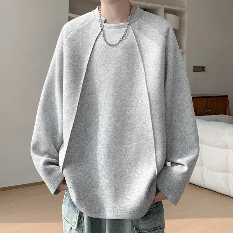 American Men's Long Sleeve Deconstructed Tee