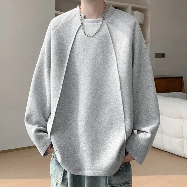 American Men's Long Sleeve Deconstructed Tee