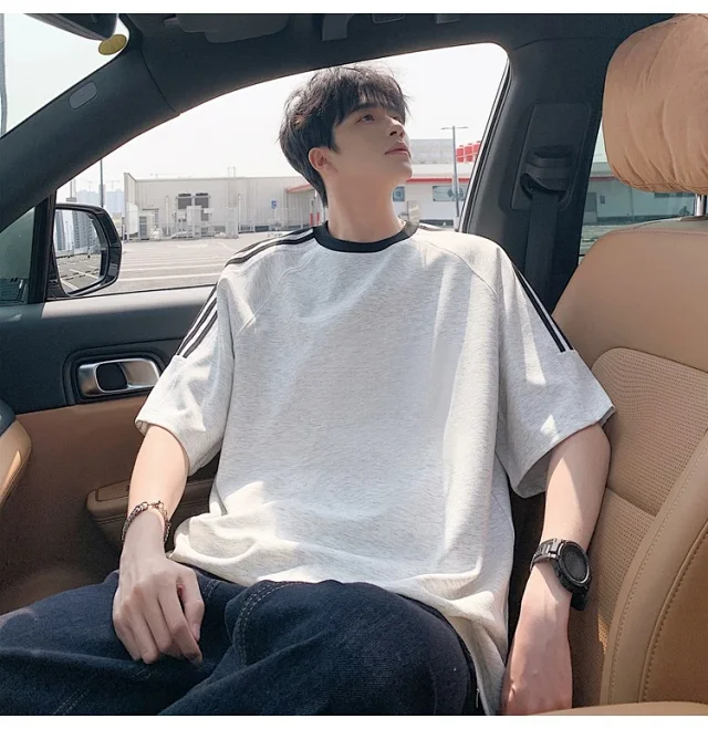 Men's Oversized Breathable Tee HK 2025 Detail