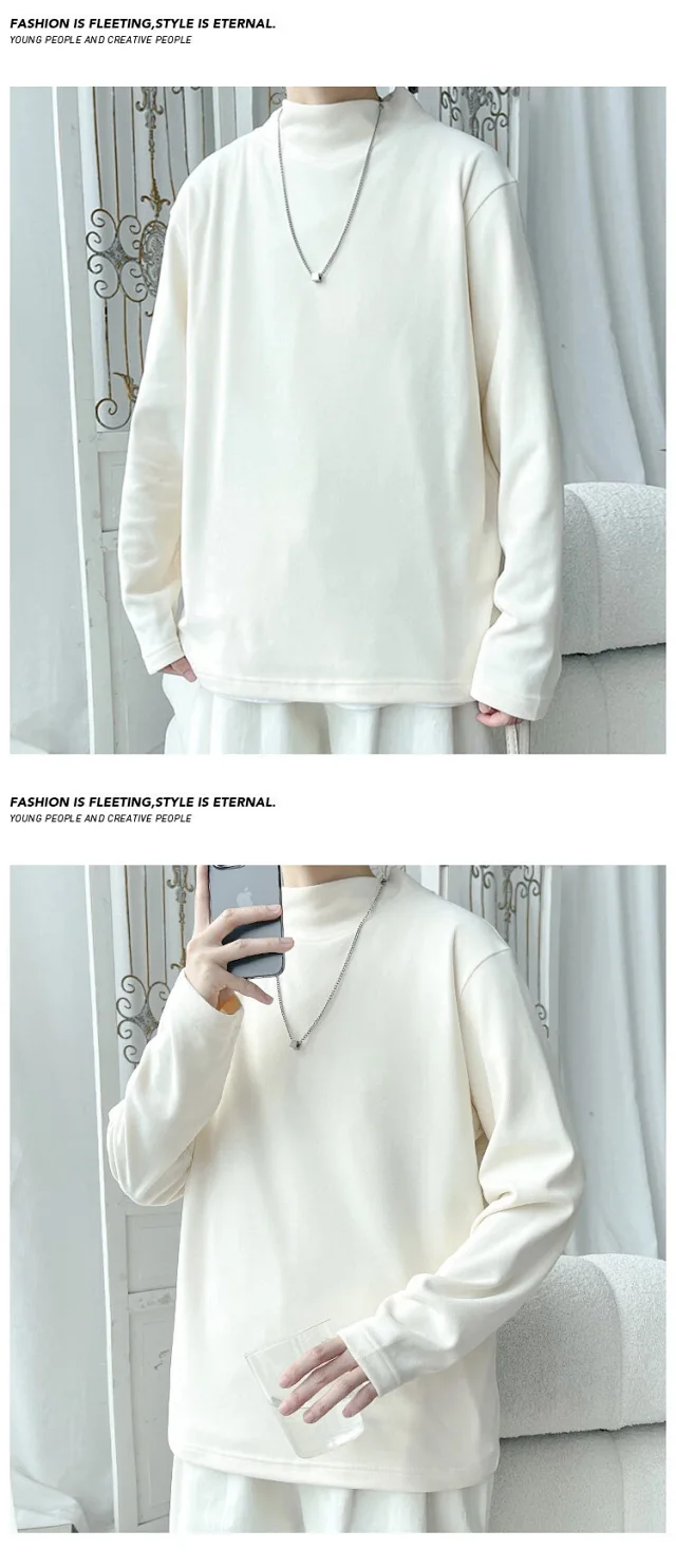 410g Ultra-soft Fleece Men's T-shirt Detail