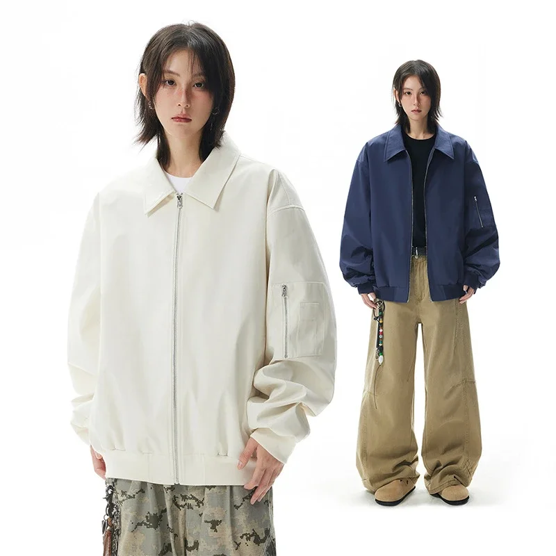 Unisex Cropped Bomber Jacket New