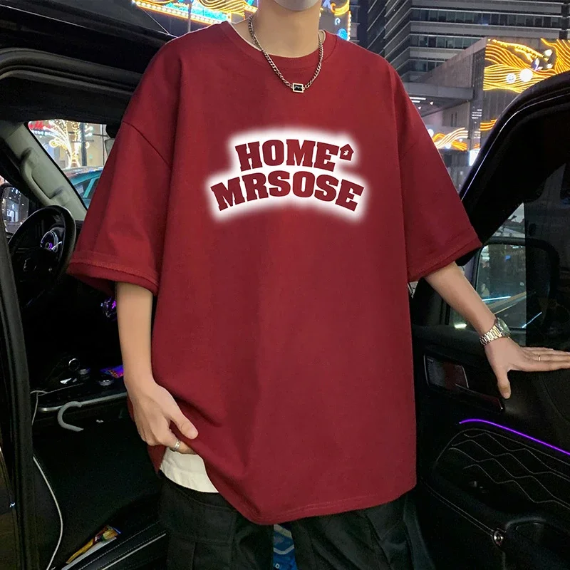 Men's Casual Cotton T-Shirt Plus Size