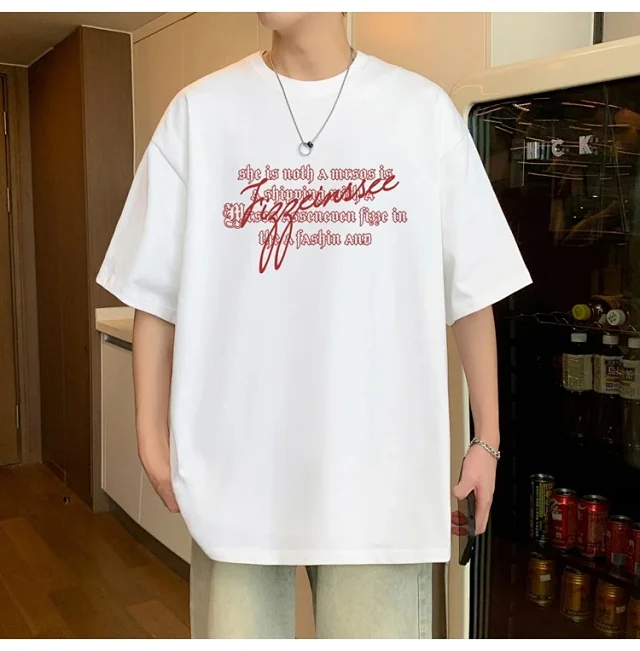 2025 Men's Summer Oversize Tee Detail