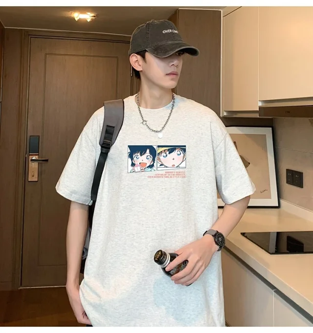 Men's Oversized Graphic Tee Summer 2025 Detail