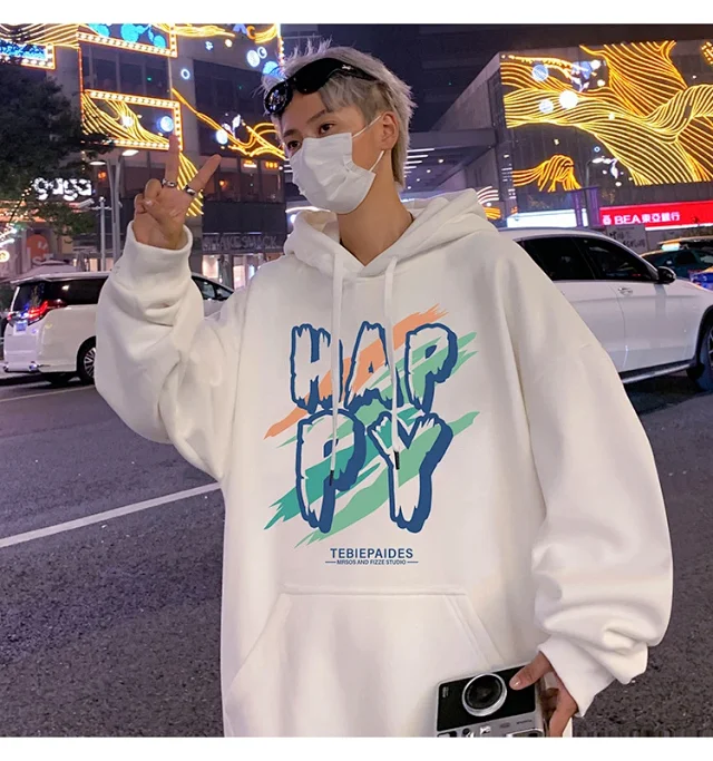 Men's Oversize Cotton Hoodie 2025 Graphic Detail