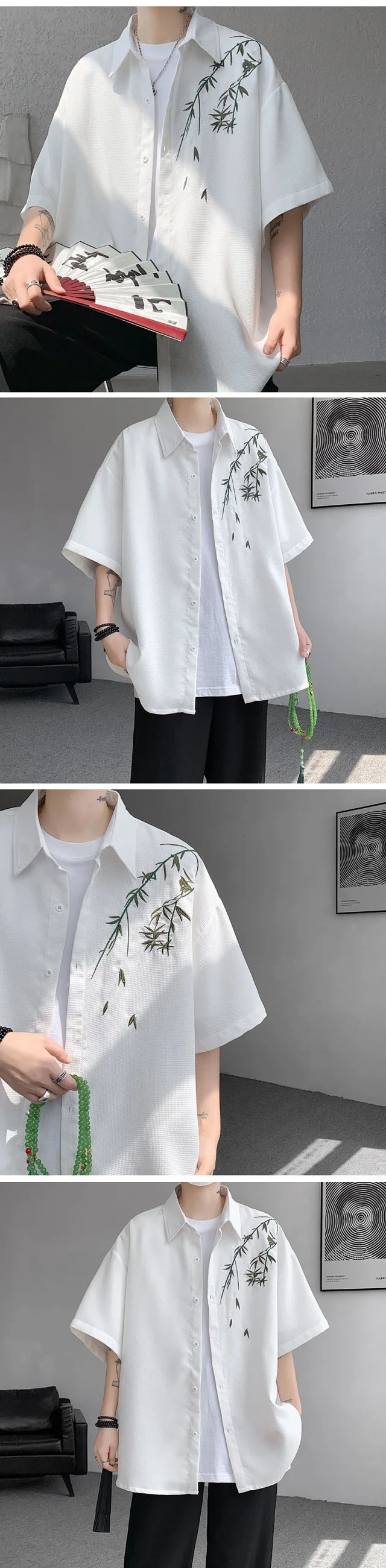 Men's New Chinese Quick-Dry Sun Shirt Detail