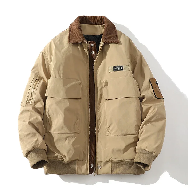 Retro Japanese Workwear Cotton Coat