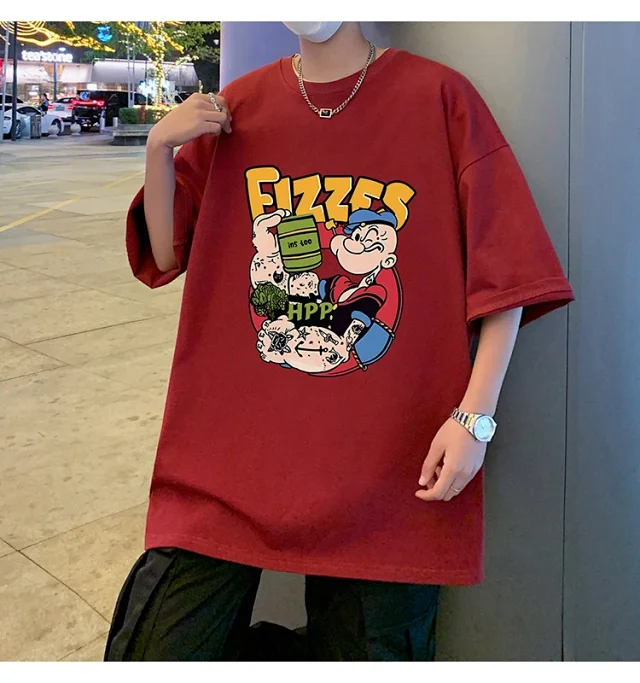 2025 Summer Men's Heavyweight Cotton T-Shirt Detail