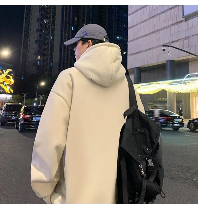 Men's Cotton Loose Hoodie (Autumn/Winter New) Detail