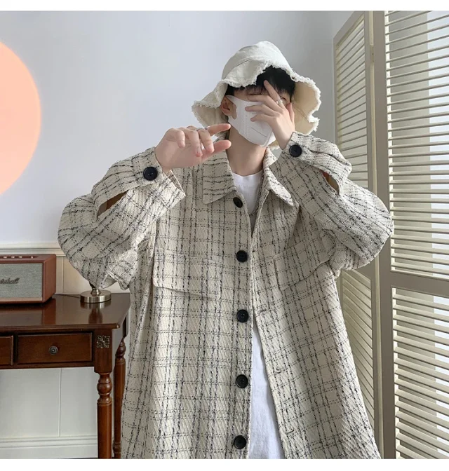 Men's Korean Chanel-style Casual Jacket Detail