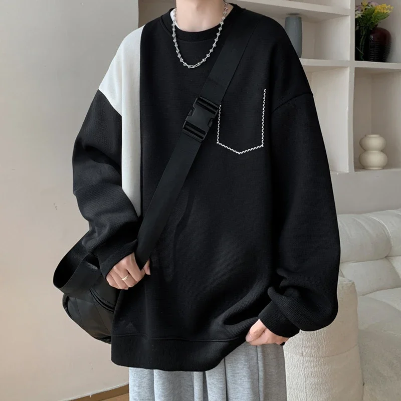 Men's Premium Color-Block Oversized Sweatshirt