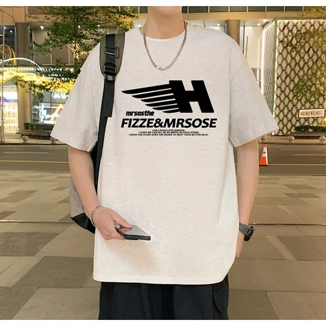 Men's Heavyweight Cotton Relaxed Short-Sleeve Tee Detail